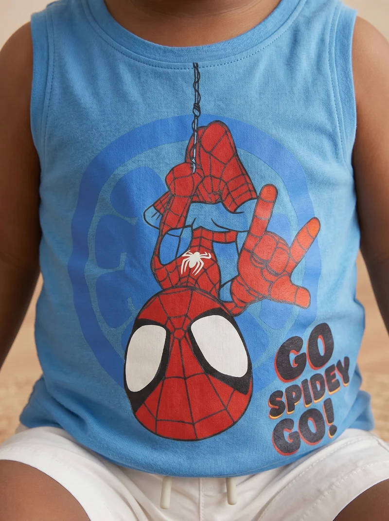 Completo giromanica Spidey due pezzi - Azzurro