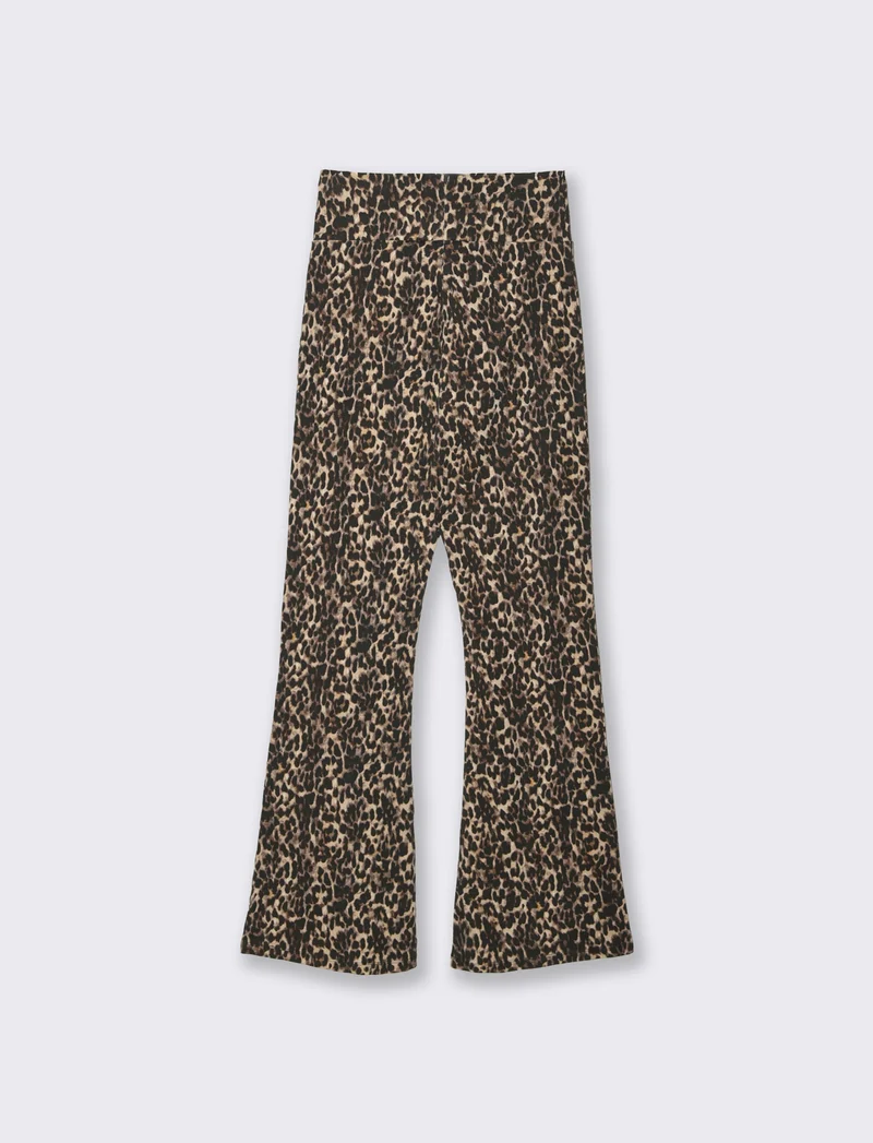 Leggings Stampati con Taglio Flare - var 1
