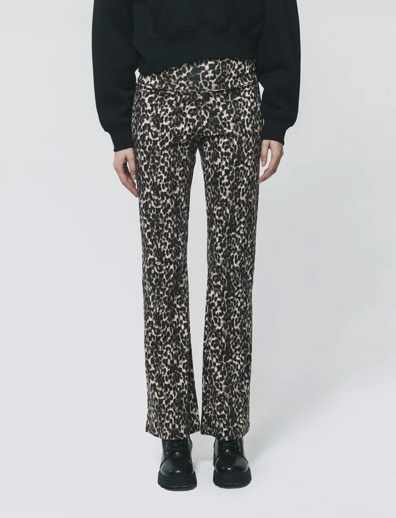 Leggings Stampati con Taglio Flare - var 1