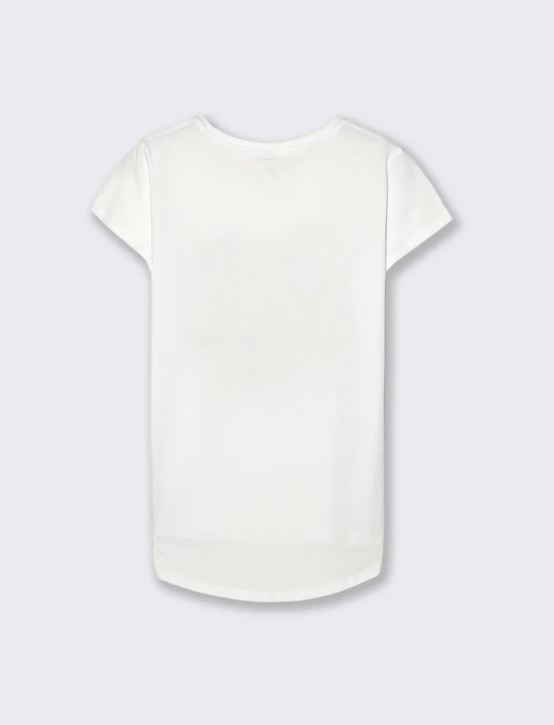 T-Shirt Manica Corta con Stampa - var 1