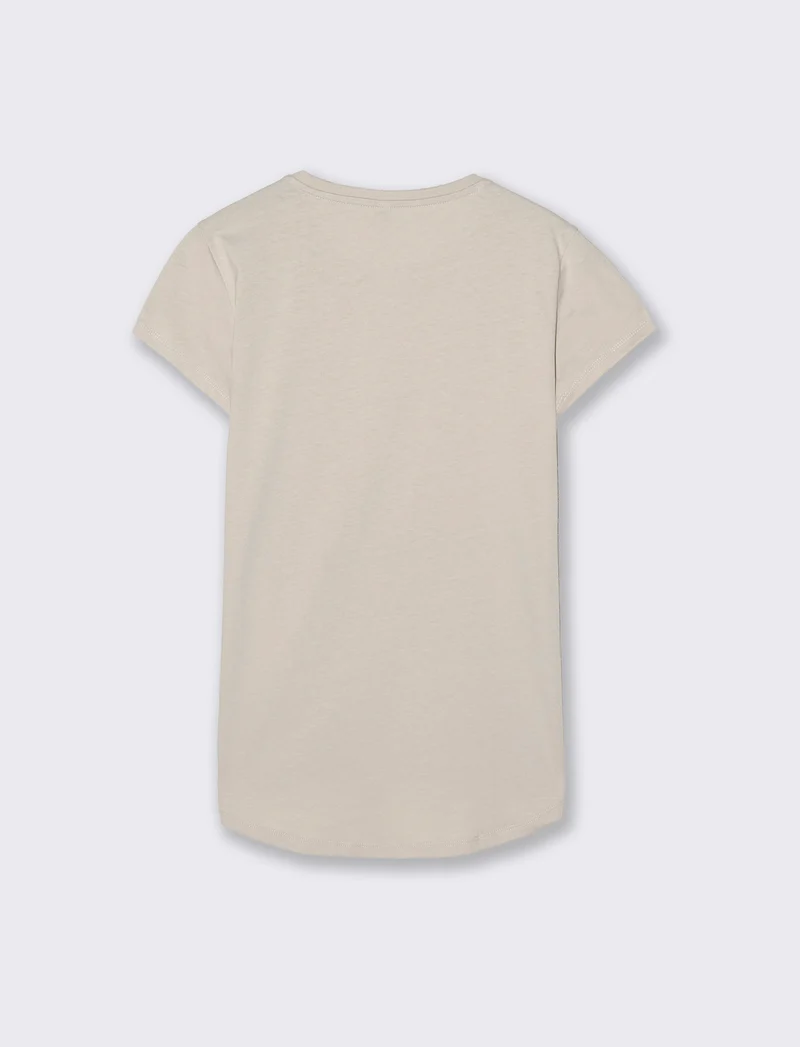 T-Shirt Manica Corta con Stampa Petto - Var 4