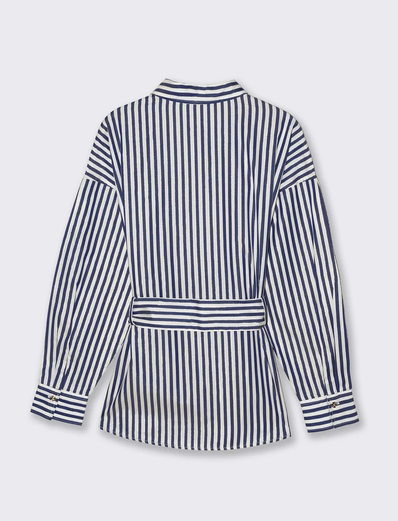 Camicia Manica Lunga con Cintura - var 1
