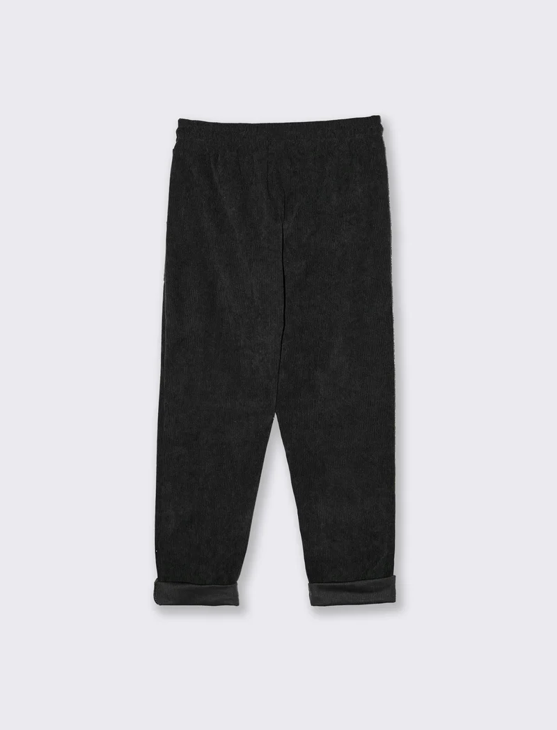 Pantalone con elastico in velluto - Ve.milit.