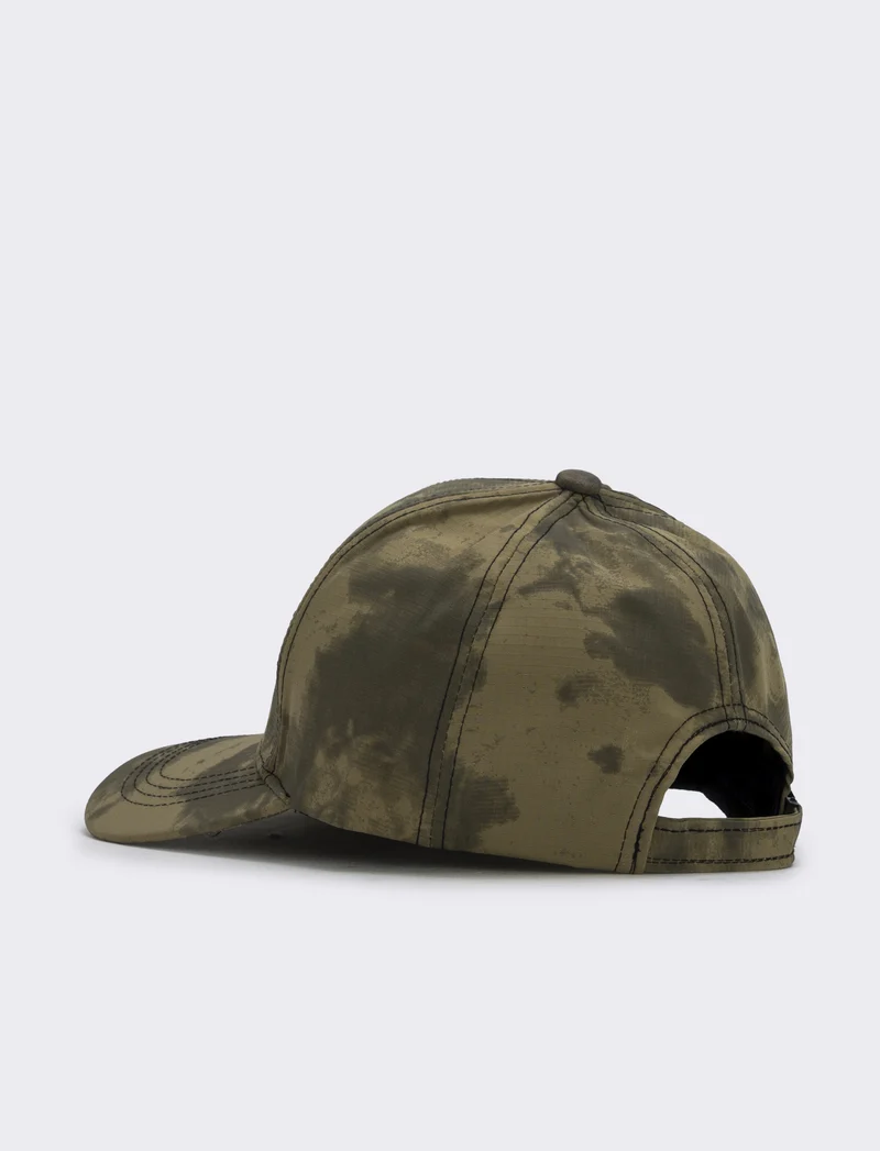 Cappello baseball mimetico tie dye - Verde