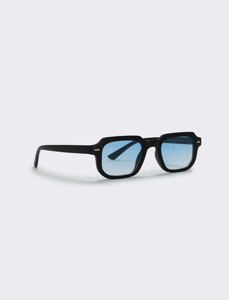 Occhiali uomo montatura rettangolare - Blu