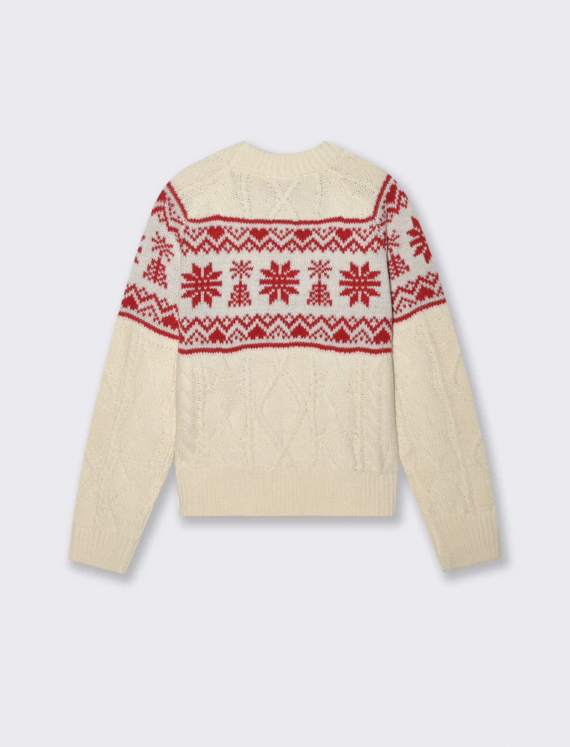 POLLOVER CON LAVORAZIONE JACQUARD TEMA NATALE - var 1