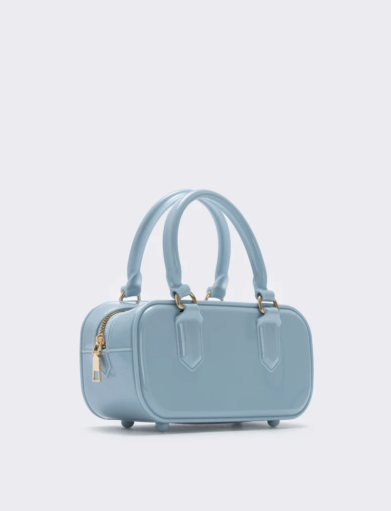 Bauletto rettangolare gommato - Azzurro