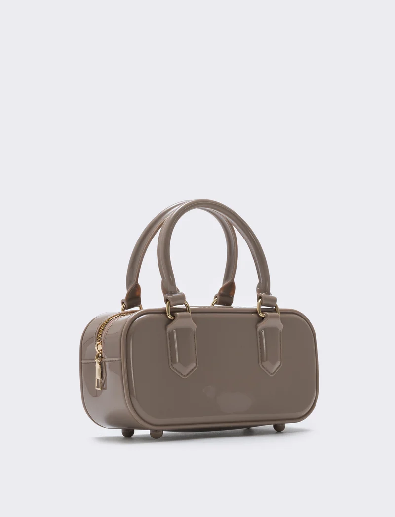 Bauletto rettangolare gommato - Grigio fango
