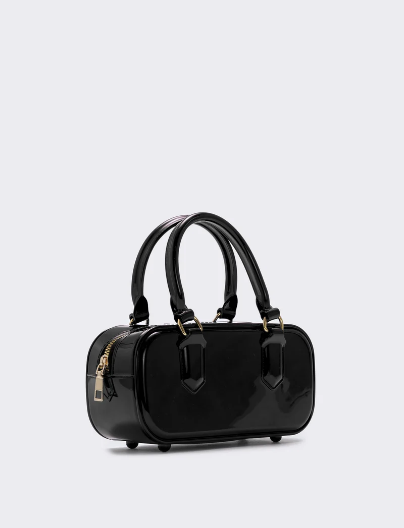 Bauletto rettangolare gommato - Nero