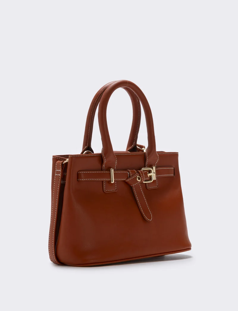 Borsa a mano con fibbia elegante e pratica - Arancio
