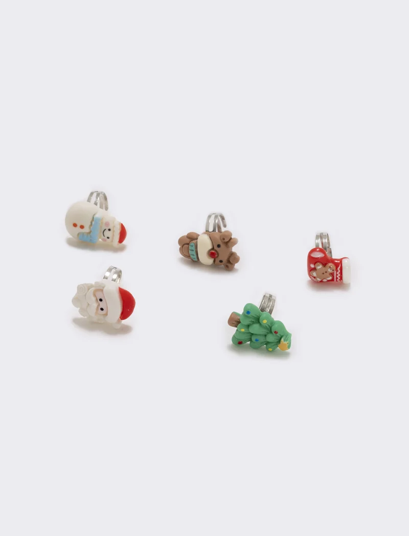 Anelli orecchini expo natale 25 - Argento