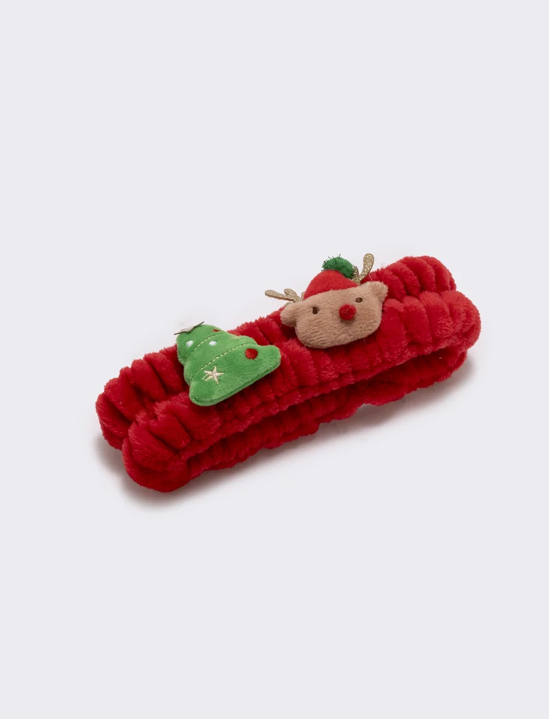 Fascia renna expo natale 25 - Rosso