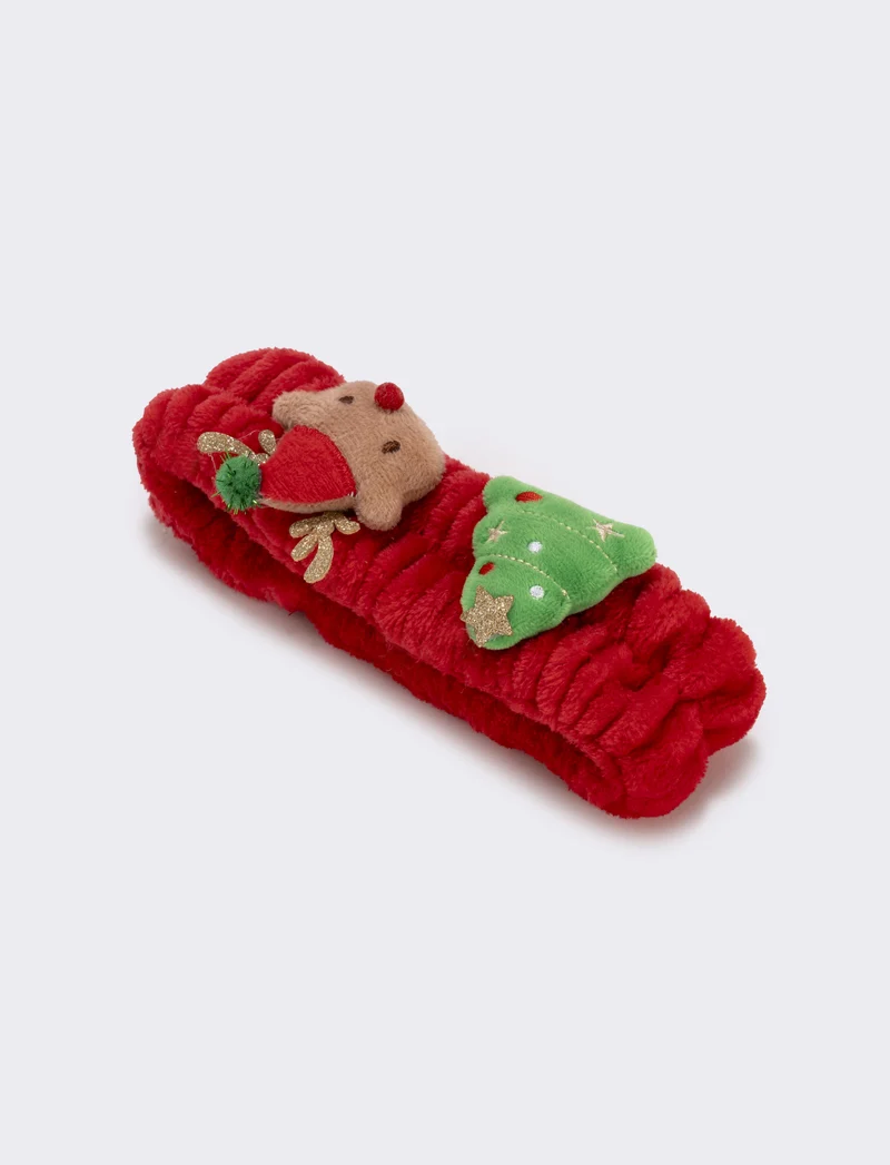 Fascia renna expo natale 25 - Rosso