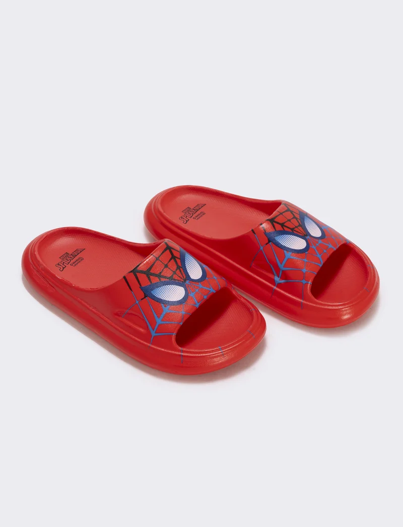 Ciabatta rossa Spiderman© da bambino - Rosso