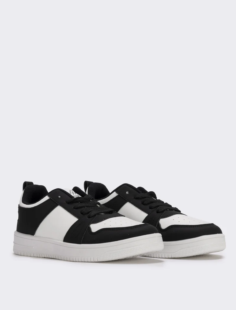 Sneakers bianche e nere per bambini - Bianco-nero