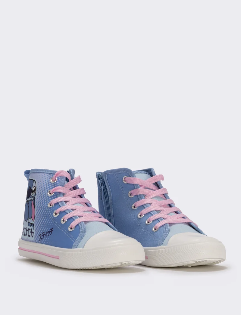 Sneakers celesti Stitch&Angel© da bambina - Lilla
