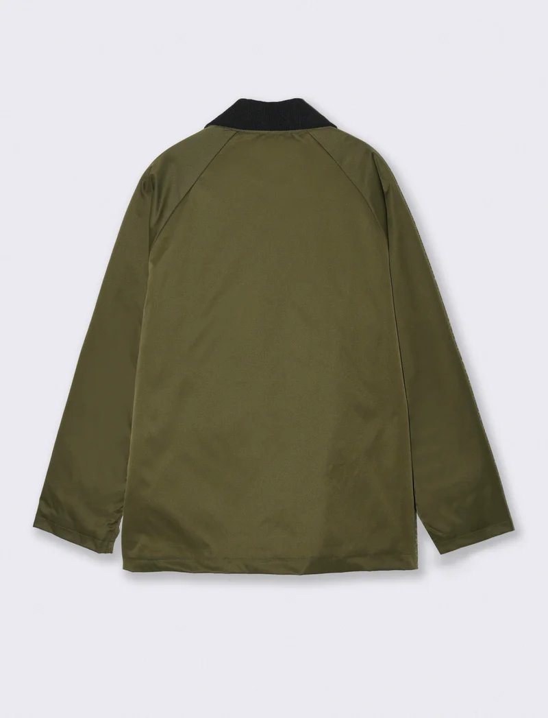 Giacconcino Avventura con Collo a Contrasto - Verde