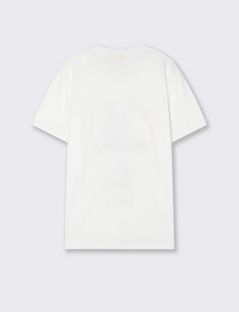 T-Shirt Nirvana Girocollo Maniche Corte - Bianco