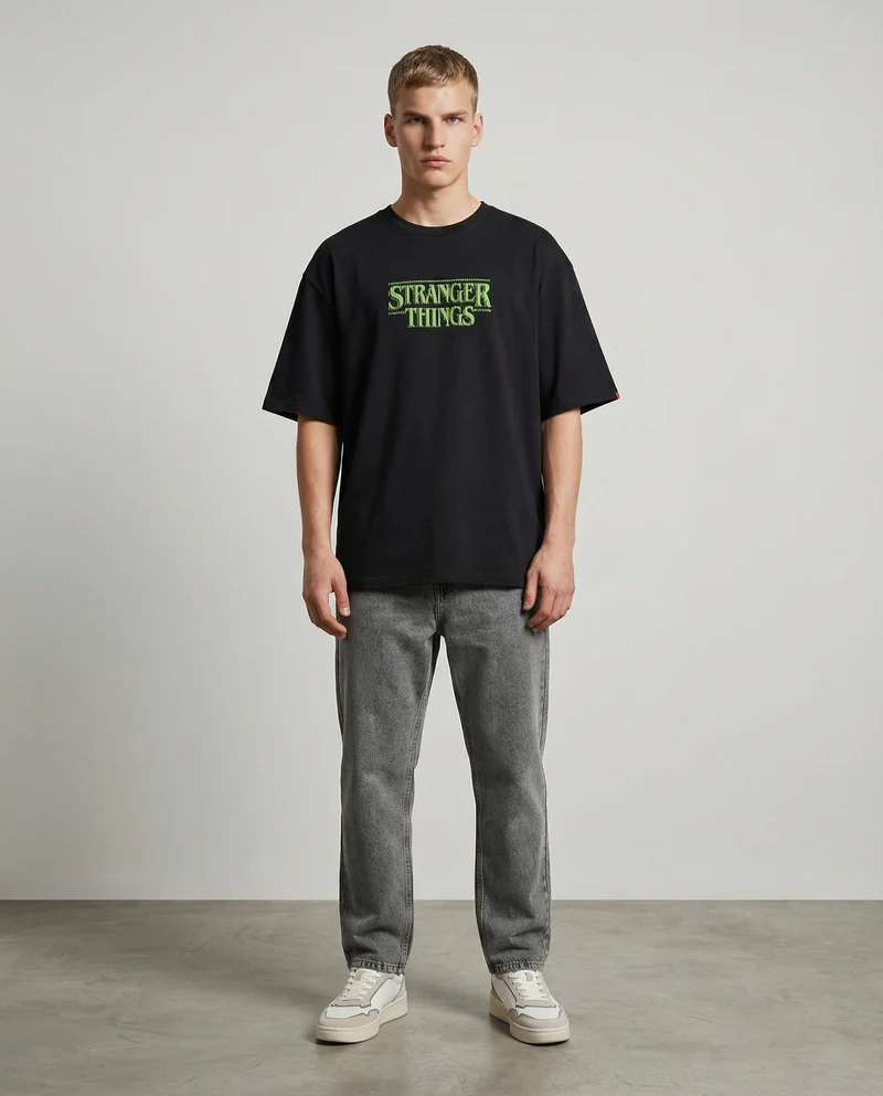 T-shirt Stranger Things con stampa esclusiva - var 2