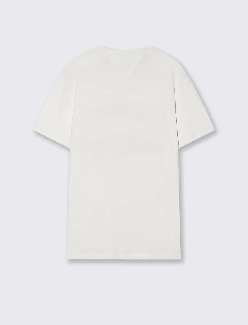 T-shirt in cotone con stampa paisley - Bianco