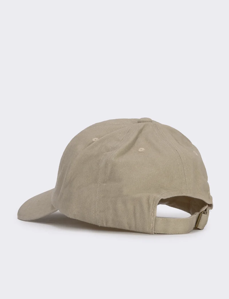Cappello baseball uomo delavè - Beige