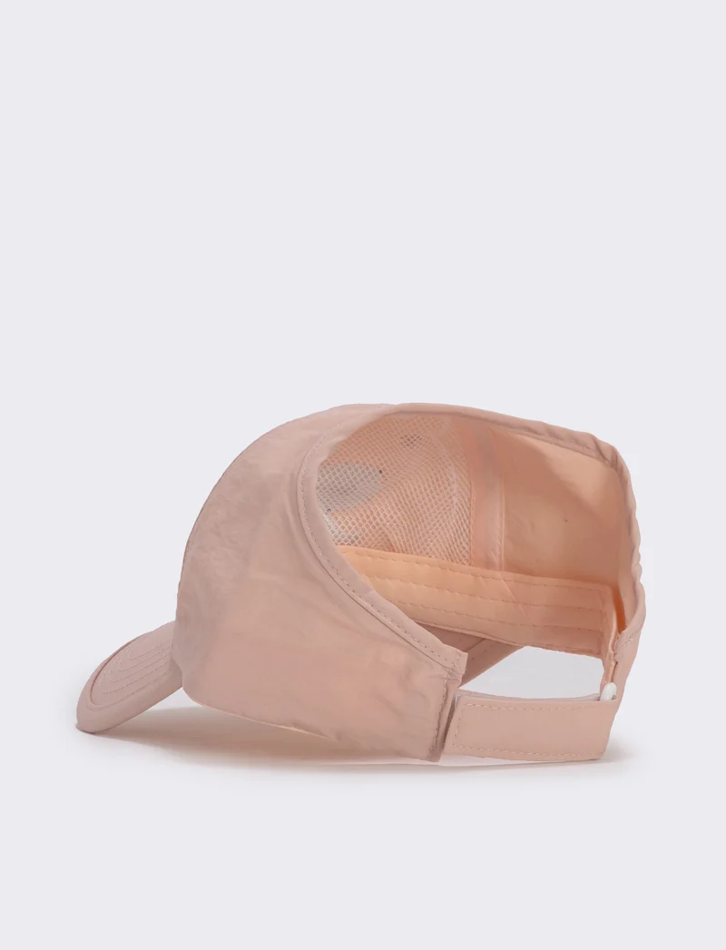 Cappello tecnico aperto dietro con fiocco - Rosa