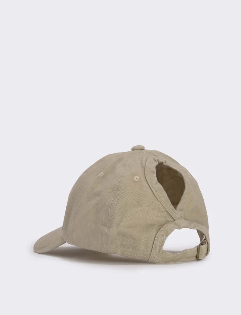 Cappello baseball delavè per uomo - Beige