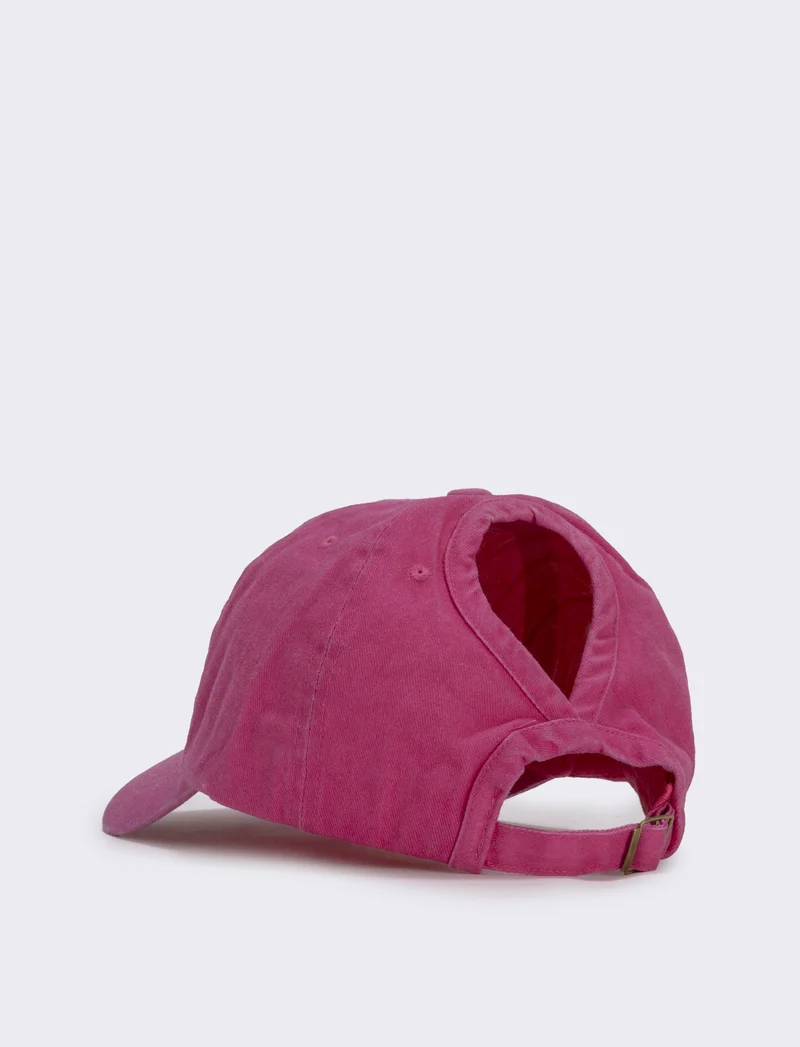 Cappello baseball delavè per uomo - Fuxia
