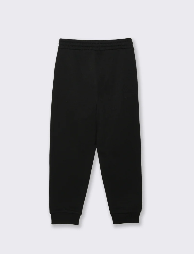 Jogger con Stampa Casual e Colorati - Nero