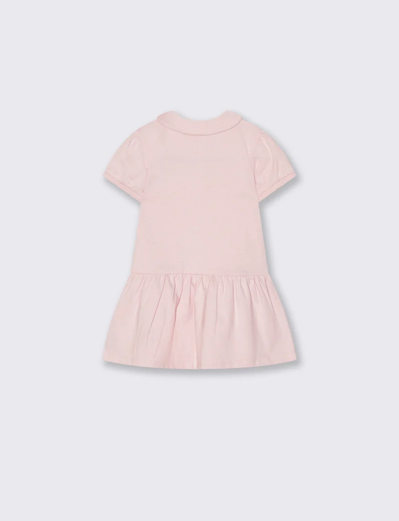 Abito tennis Minnie manica corta e pieghe - Rosa