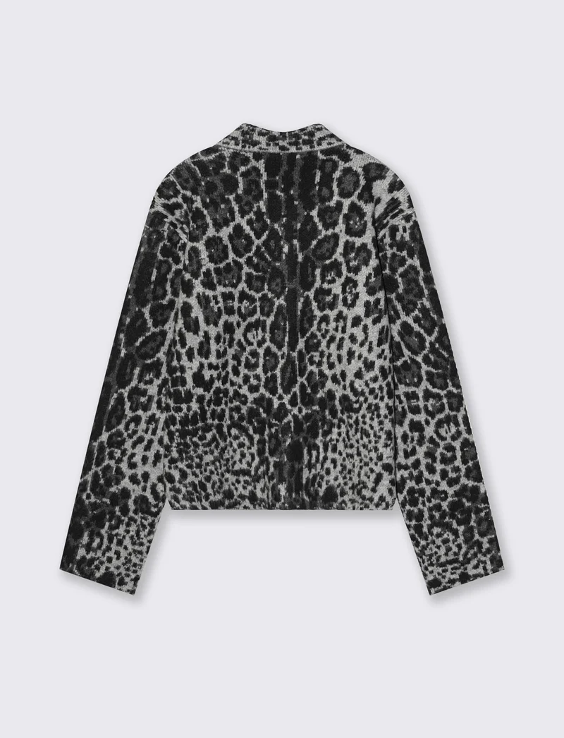 CARDIGAN CON LAVORAZIONE JACQUARD - var 1