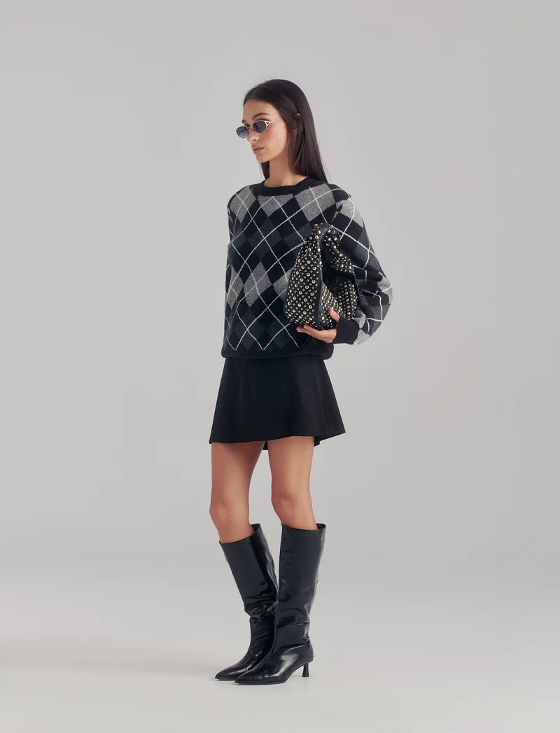 PULLOVER CON FANTASIA A ROMBI - var 2