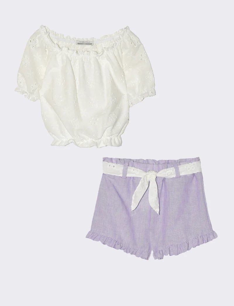 Completo da bambina - Lilla