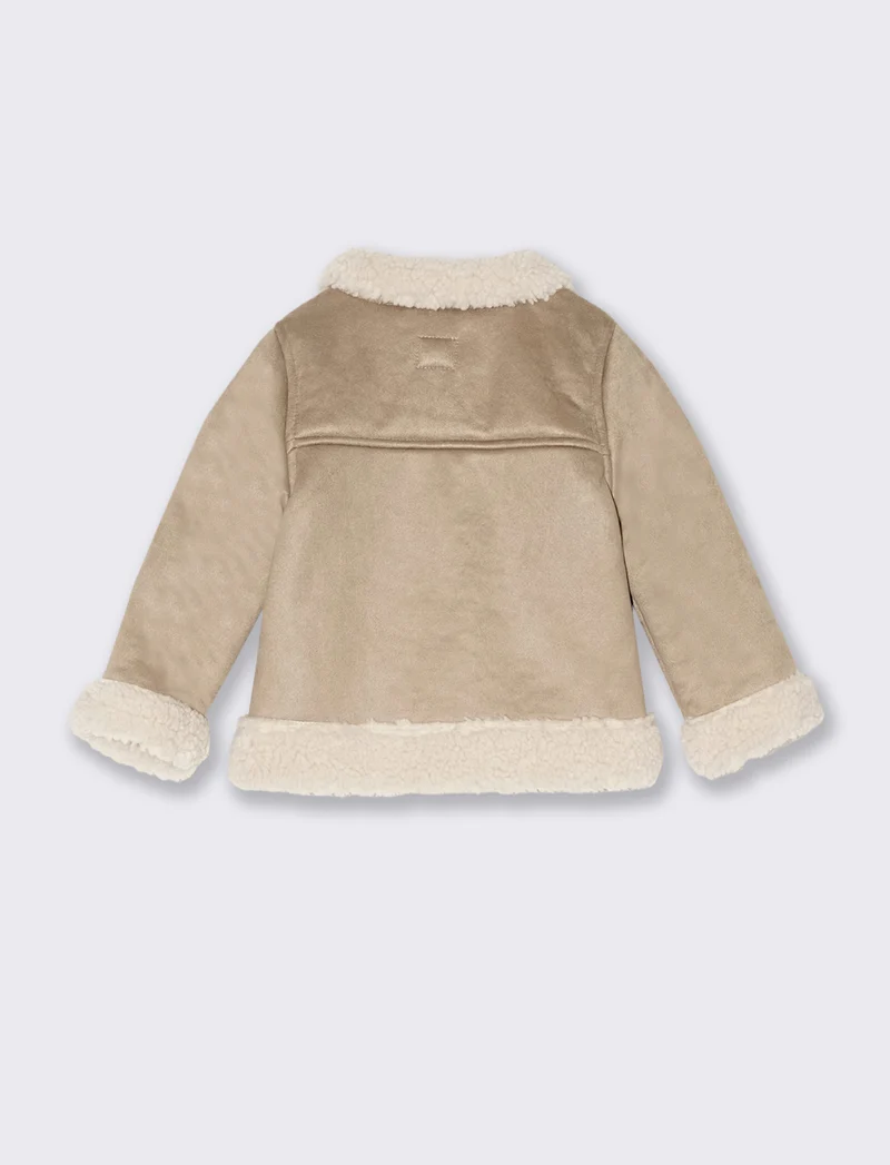 Giaccone modello montone - Beige