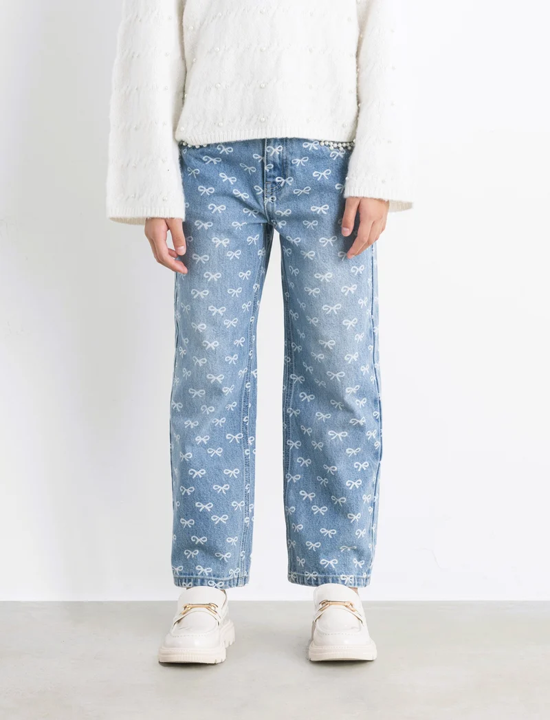 Jeans gamba larga - Denim