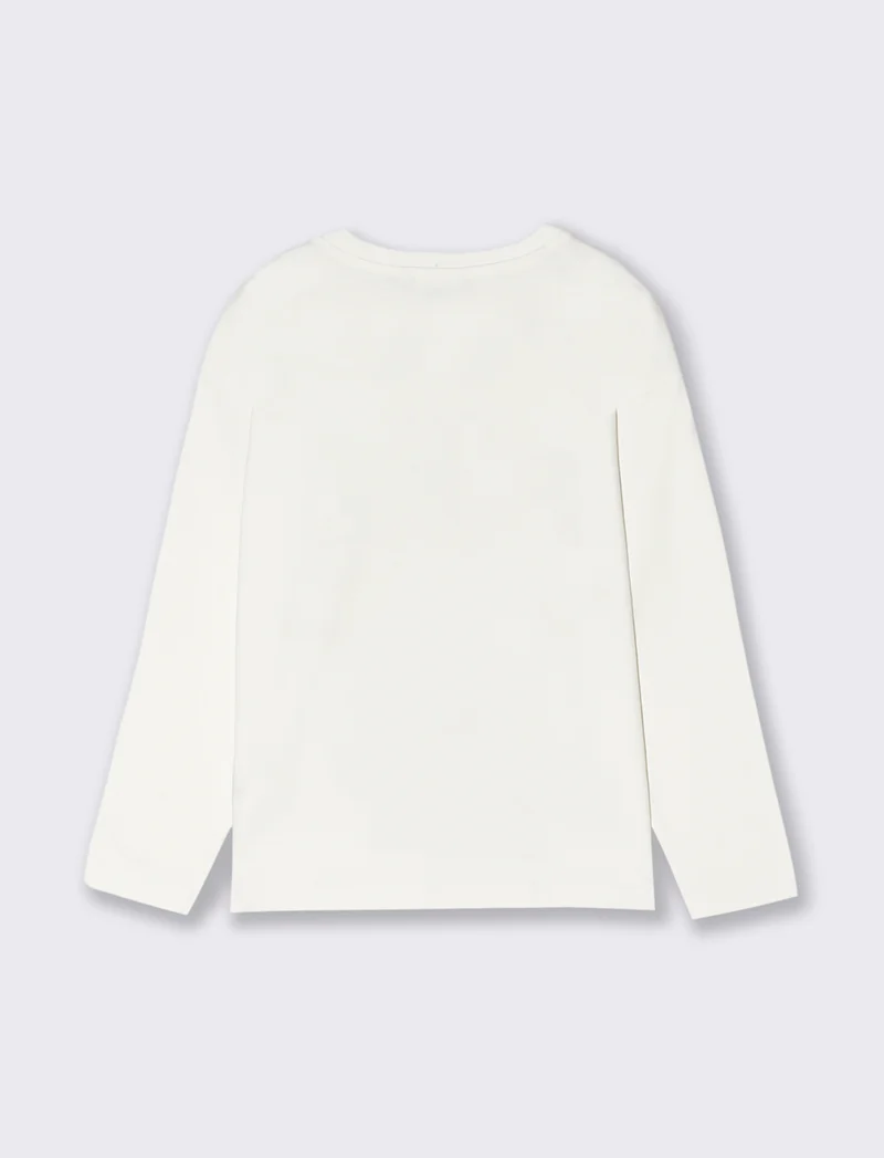 T-SHIRT MANICA LUNGA MINIONS - Bianco