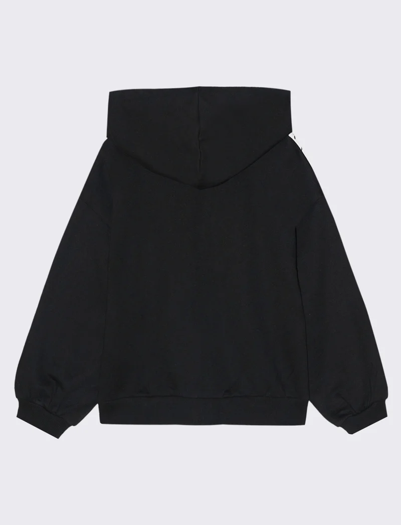 Felpa con zip e cappuccio Disney Minnie - Nero