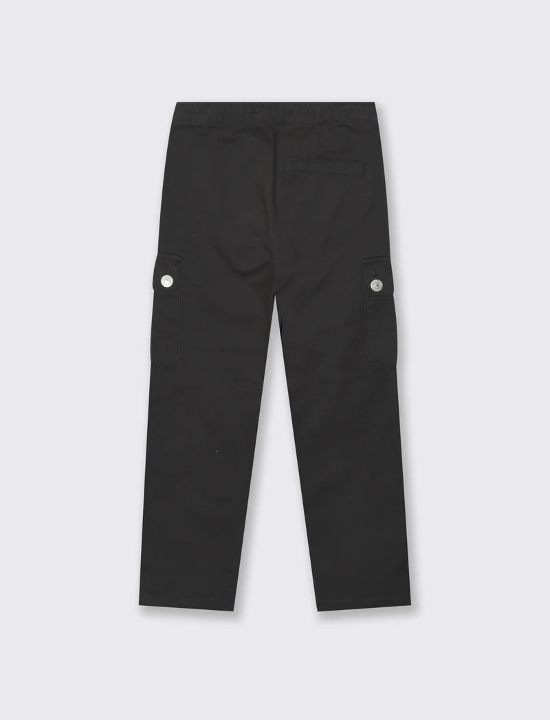 PANTALONI CON TASCONI - Nero