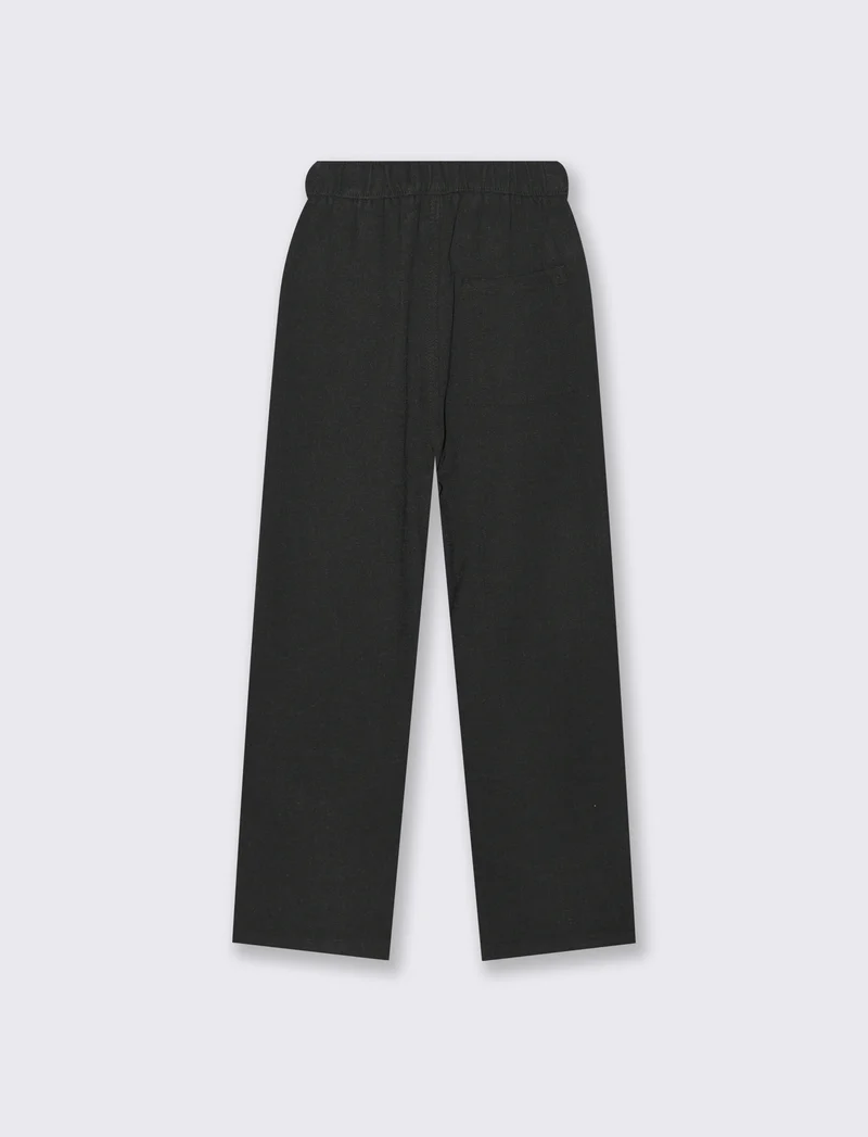 Pantalone con pence. - Grigio
