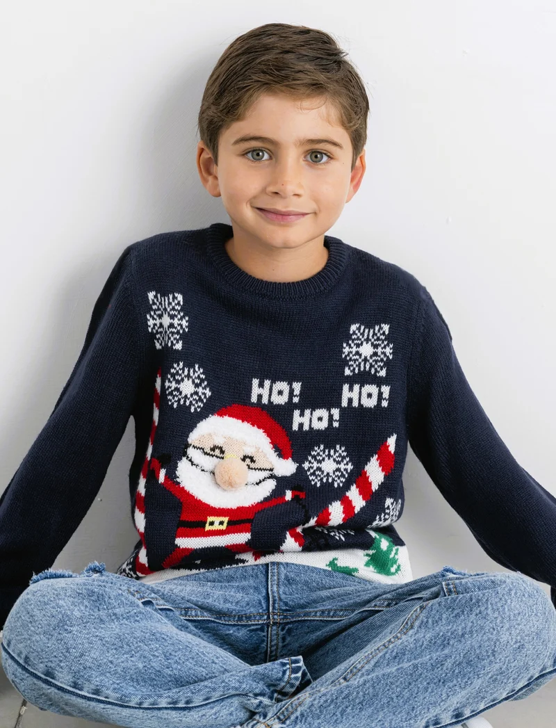 Maglione di Natale - Blu
