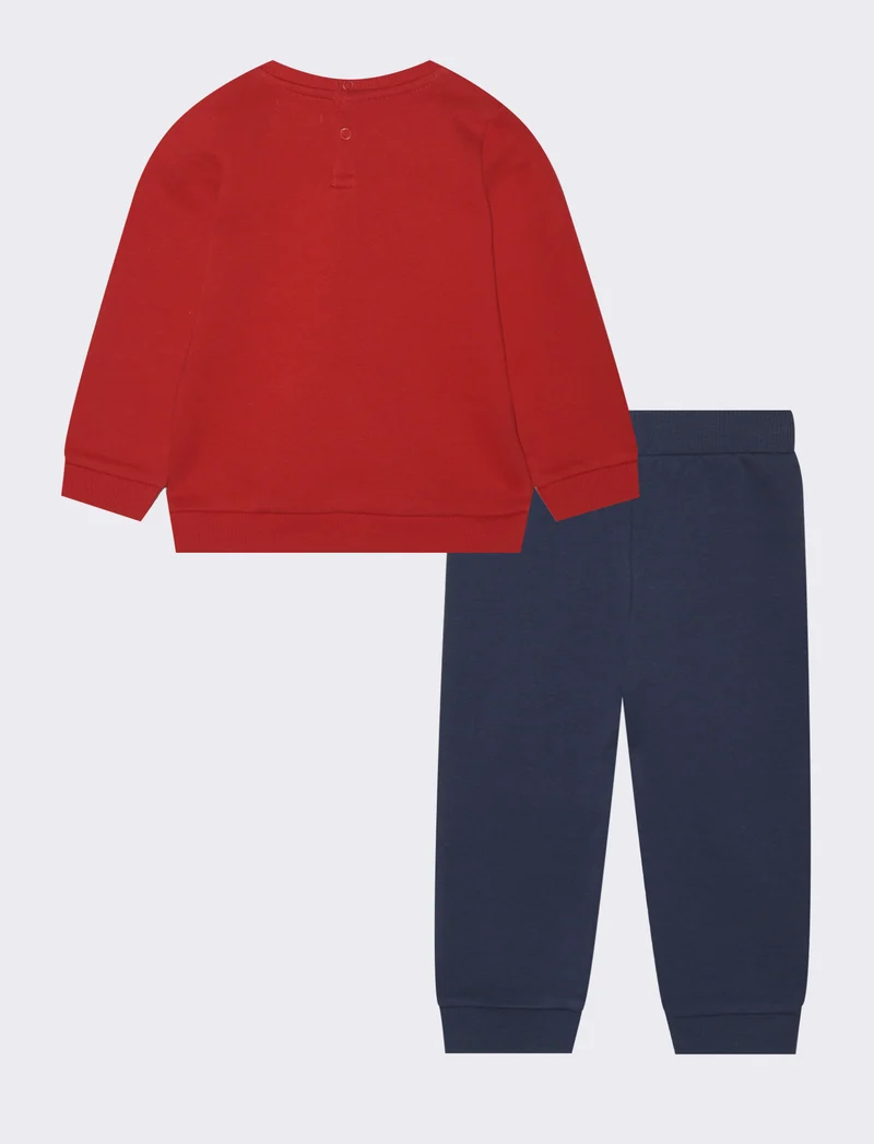 Set con stampa natalizia - Rosso