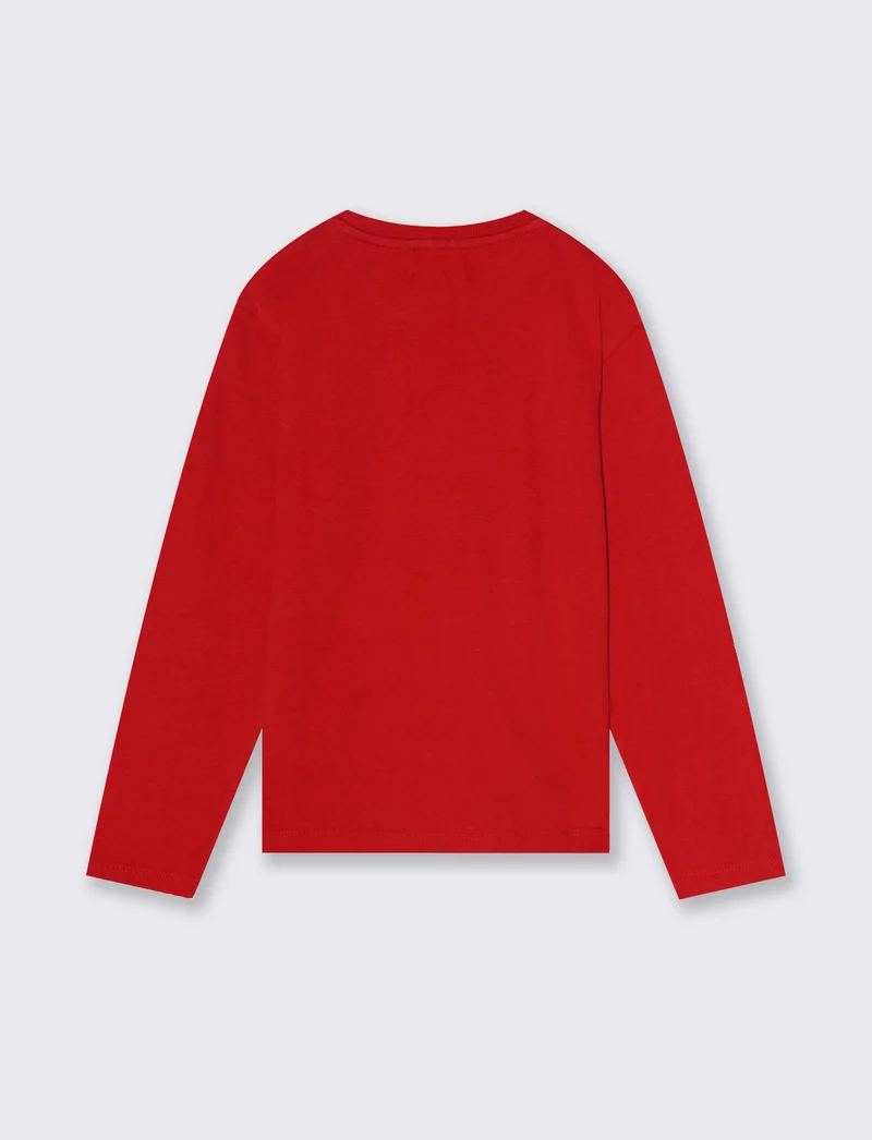 T-SHIRT CON STAMPA - Rosso