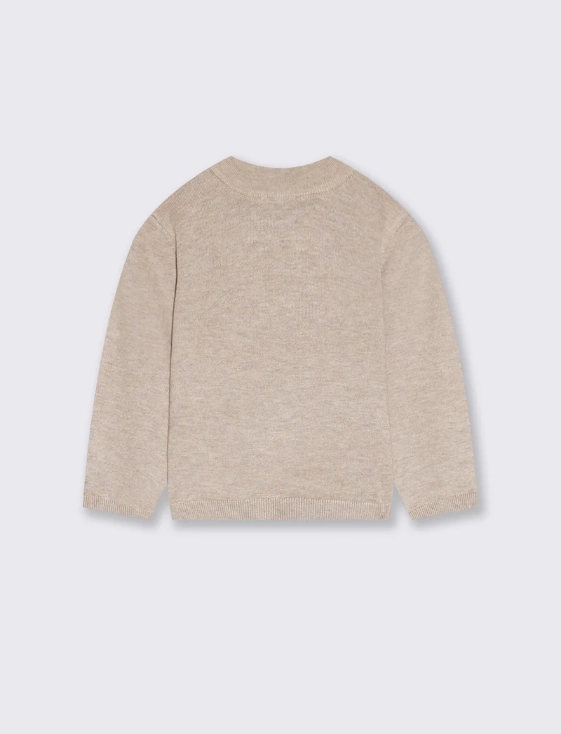 Maglia collo alto - Beige