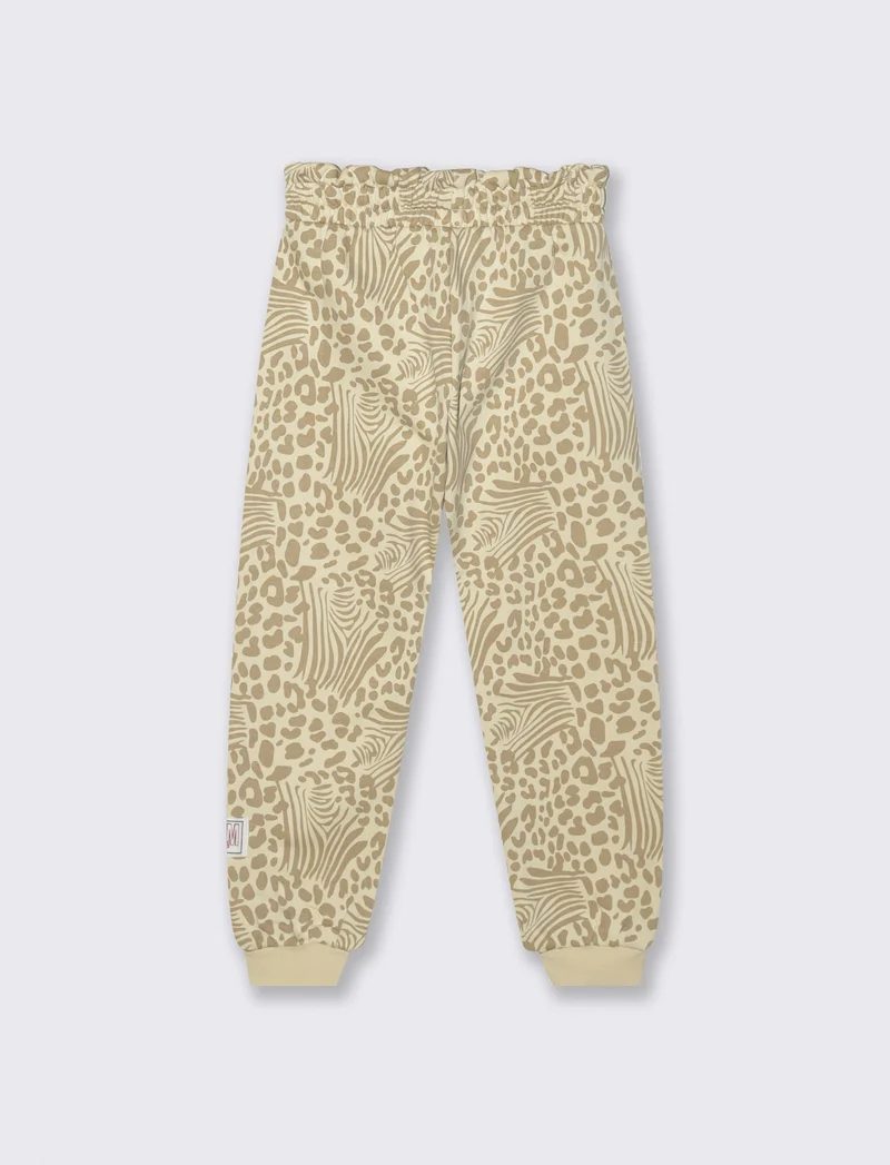 Jogger stampato - Beige