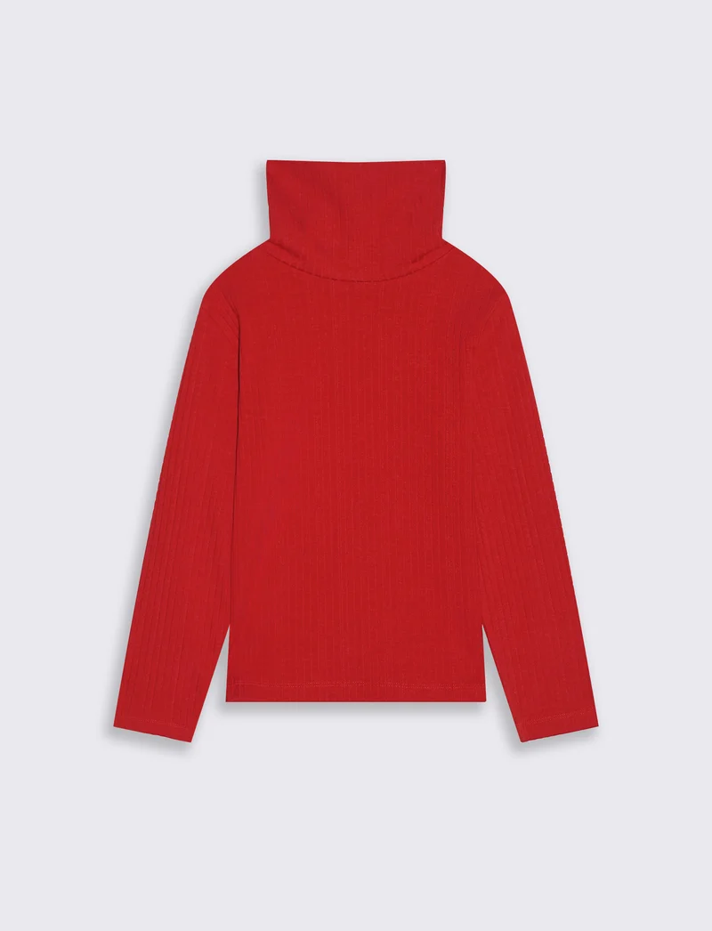 Maglia collo alto - Rosso