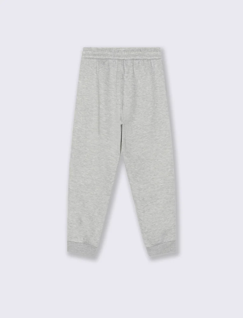 PANTALONI JOGGER - Grigio mel.
