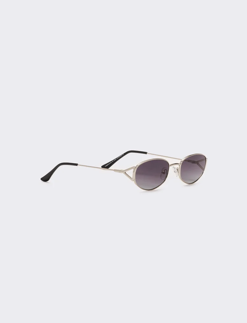 Occhiali da sole in metallo donna - Argento