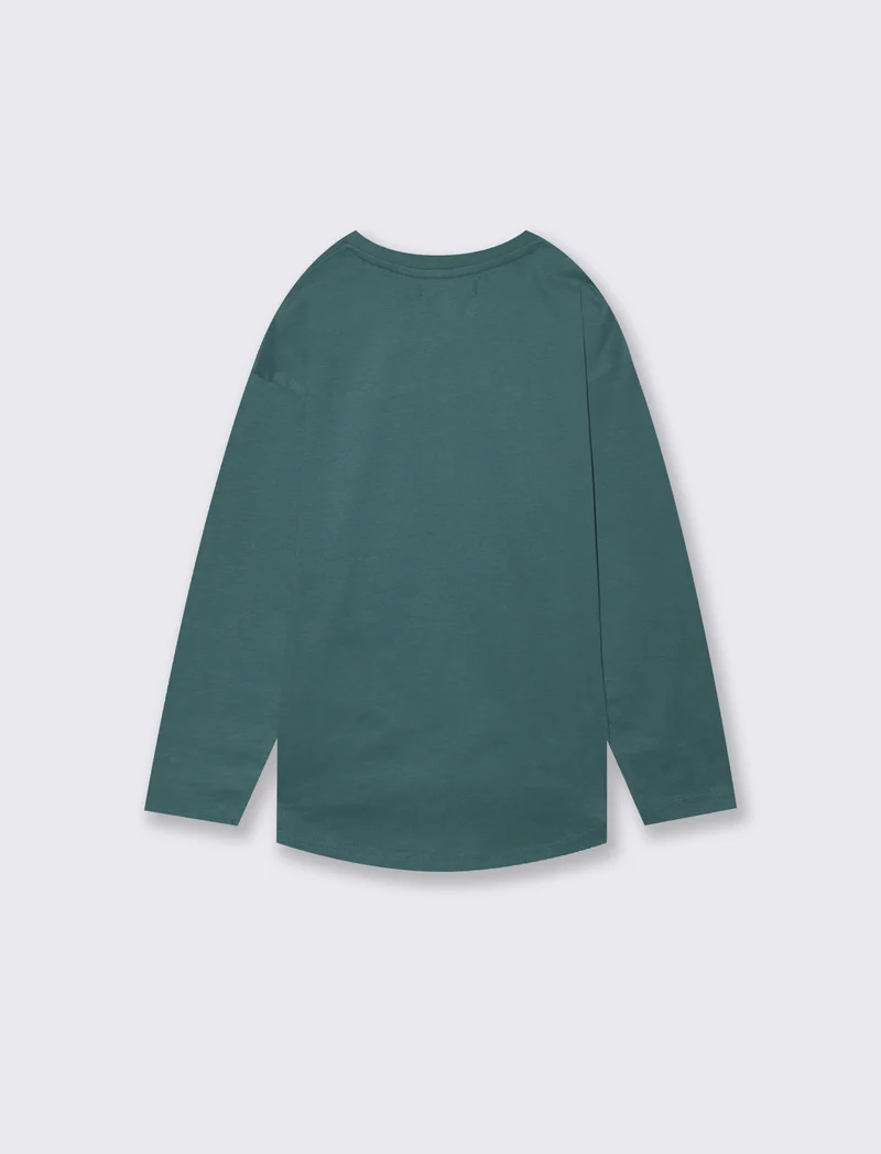 MAGLIA IN JERSEY - Verde