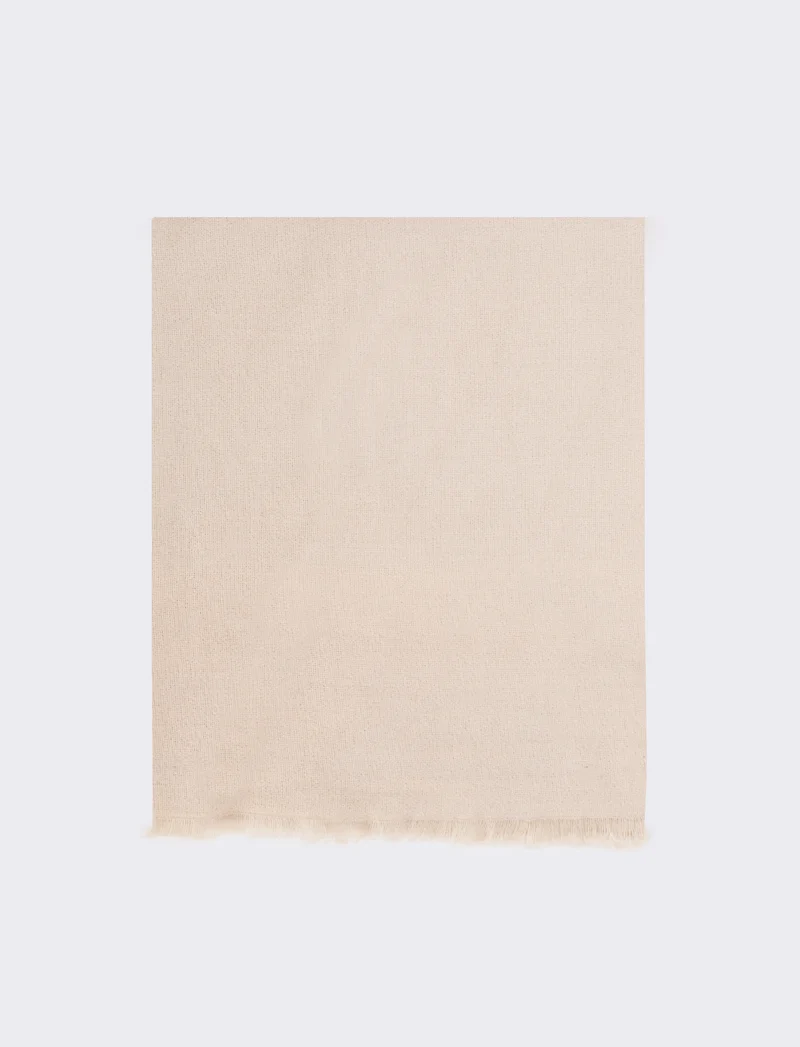 Sciarpa stola 190x190 cm donna - Beige