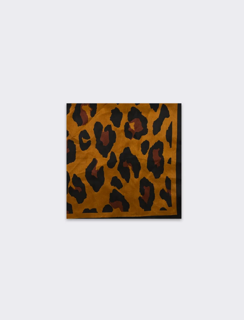 Foulard 70x70cm fantasie assortite - Leopardato